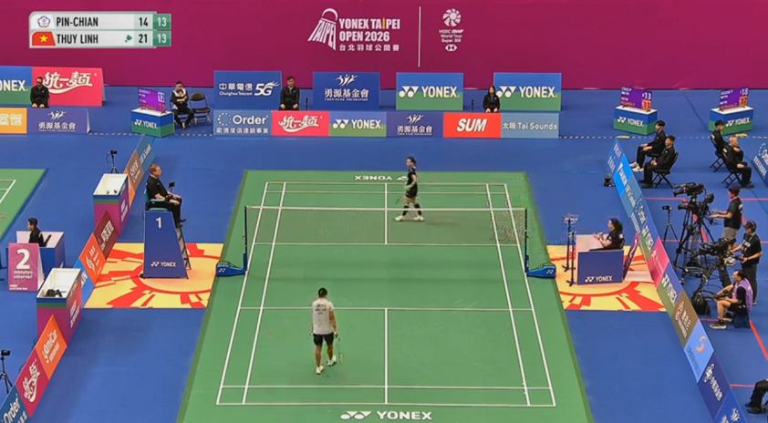 Nguyễn Thùy Linh 1-0 Chiu Pin-chian: Giai đoạn giằng co