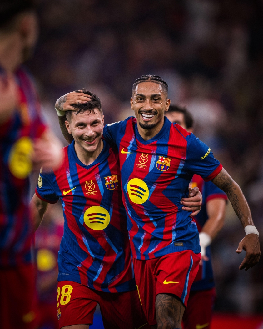 Raphinha và các đồng đội sẽ giúp Barca vô địch Siêu cúp Tây Ban Nha? - Ảnh: @FCBarcelona